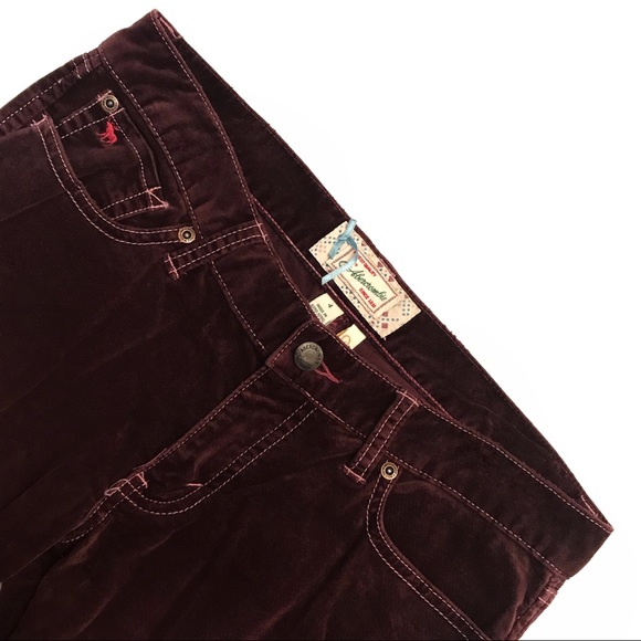 A&F Velvet Stretch Flare Leg Jeans - Picture 3 of 9